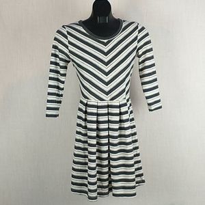 Puella Mitered Striped Knit Dress Size XS